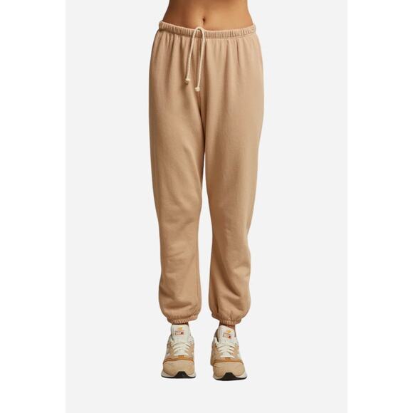 Perfect White Tee Johnny Sweatpants Medium Sand Dune Tan French Terry B25-john - Picture 4 of 8